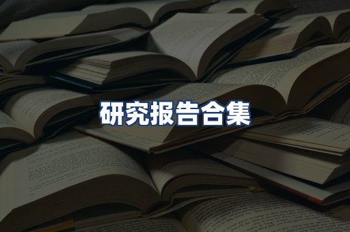 研究报告合集